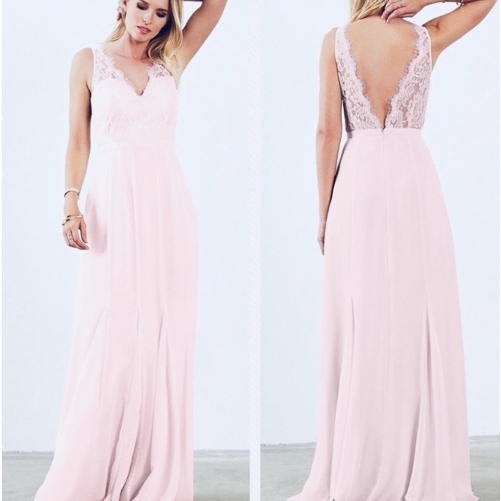 Weddington Way Champagne cocktail bridesmaids Dress Size 2